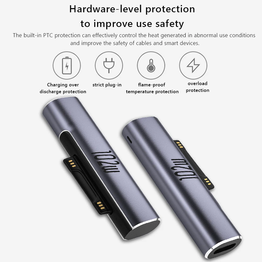 

15 в/3 А USB C PD переходник для быстрой зарядки для Microsoft Surface Pro 3 4 5 6 7 8 X Surface Book Type C адаптер питания
