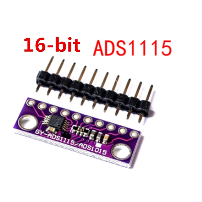 1 Cái/lốc 16 Bit I2C ADS1115 Mô Đun 12 Bit ADS1015 ADC 4 Kênh Với Pro Khuếch Đại RPi