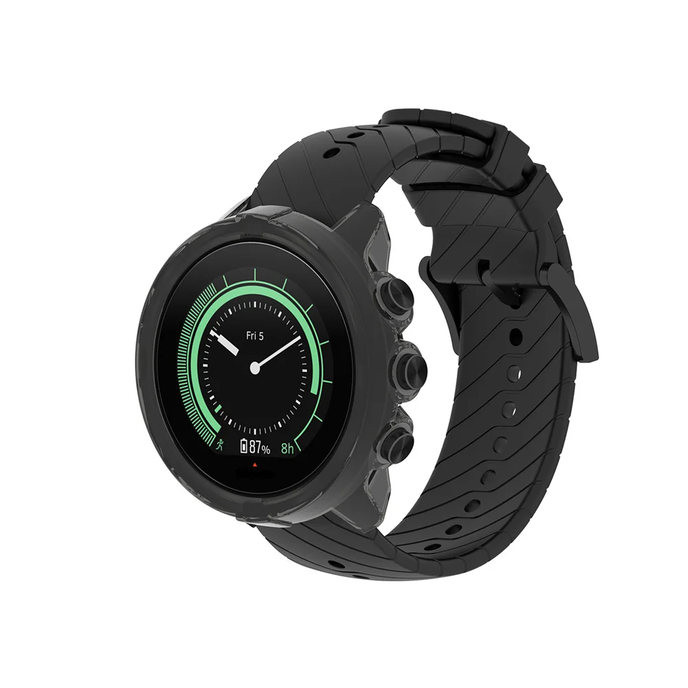 BEHUA Ốp Lưng TPU Có Tấm Bảo Vệ Khung Thời Trang Mặt Đồng Hồ Đeo Tay Có Mặt Suunto 9 9 Baro Sparta Thể Thao Cổ Tay HR Baro ốp Lưng