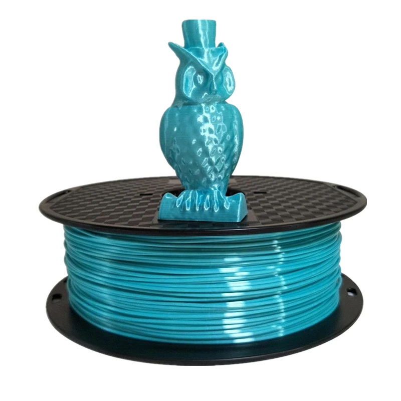 

Blue Silk PLA 3D Printer Filament 1.75mm 250g/500g/1Kg Filaments Silky Shine 3D Pen Printing Material Shiny Metallic Like Feel