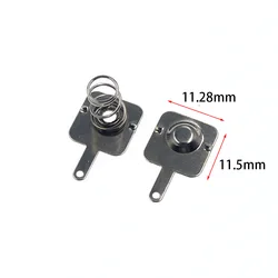 10PCS 11.28x11.5mm AA Battery Positive Negative Conversion Spring Contact Plate For the 5th battery spring