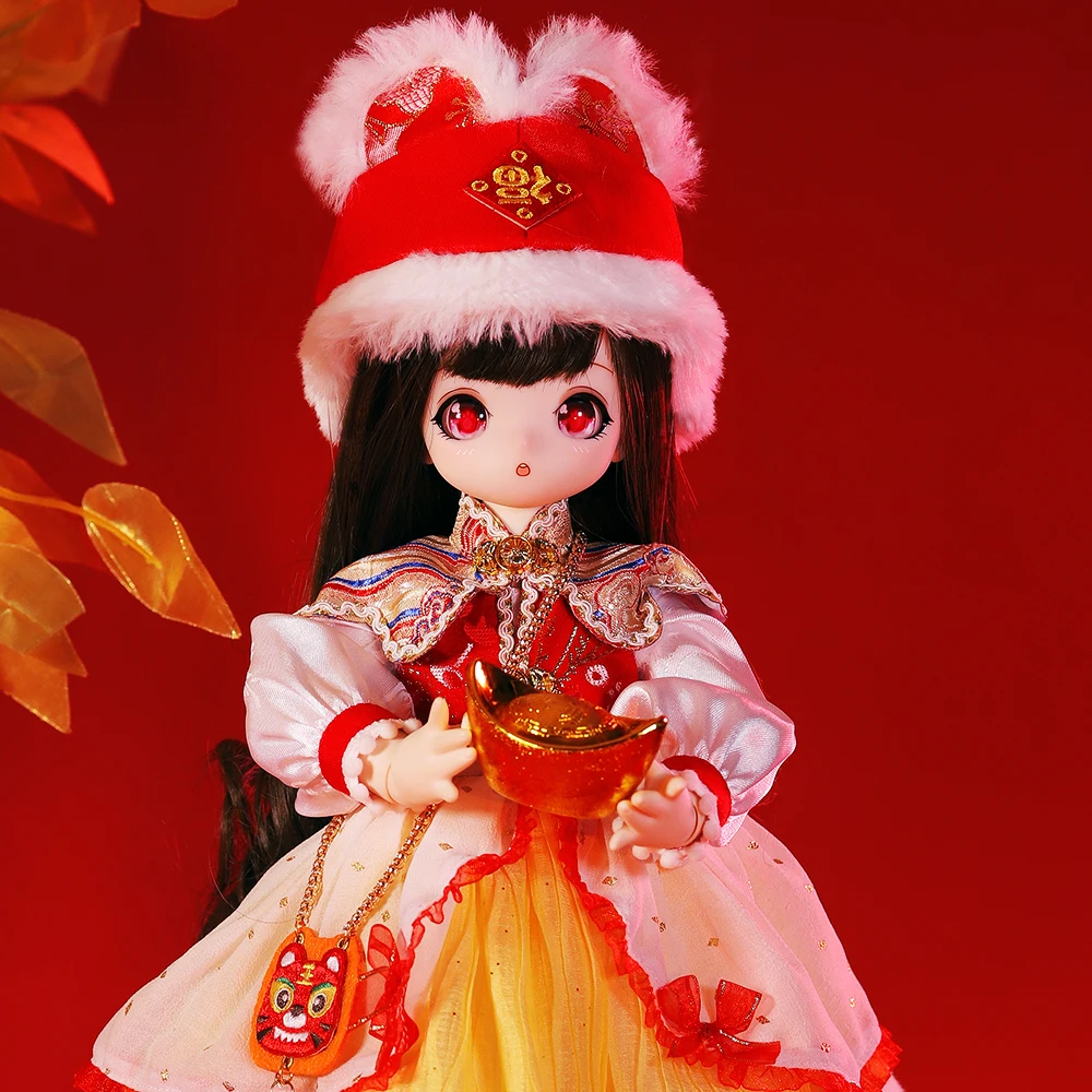 Dream Fairy 1/4 Doll Anime Style 16 Inch Ball Jointed Doll Full Set Year Of The Tiger Kawaii MSD BJD for Girls Gift