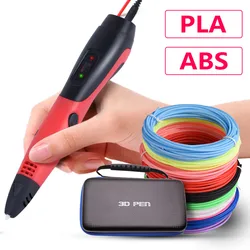Fashion 3D Pen 3D Printer Pen With 200m PLA / ABS Filament, Can Be Used Outdoors , Christmas Present
