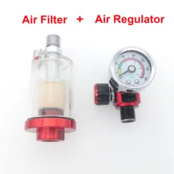 Flash Sales Spray Gun Adjust pressure Air Regulator Water Trap Filter Tool Airbrush Regulator And Mini Spray Gun Air Filter