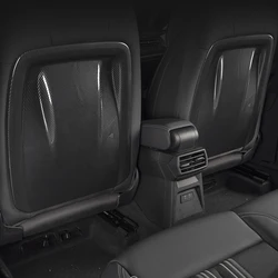 Carbon Fiber Style Car Seat Back Anti-kick Trims For Audi A3 8Y Anti-kick Decoration Fit Audi a3 2021 Anti-Kick Pad
