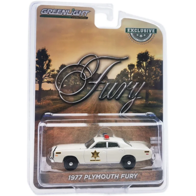 1/64 GreenLight 1977 Plymouth Fury Country Police  Collection of die-cast alloy car models