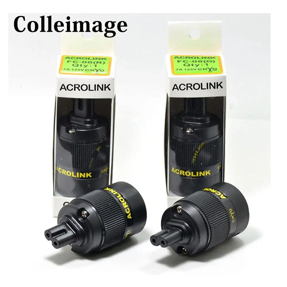 Hifi Figure 8 C7 Power Plug hifi Audio Speaker Amplifier Electrical AC Power Cord IEC Plug Socket Connector