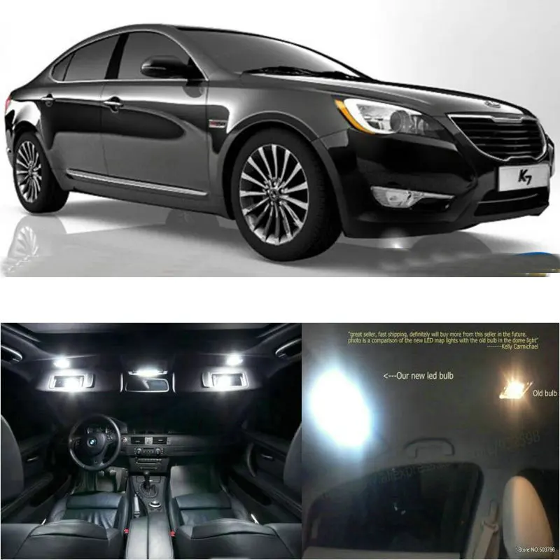 

14 шт., светодиодные ламсветильник для салона автомобиля kia k7 2011