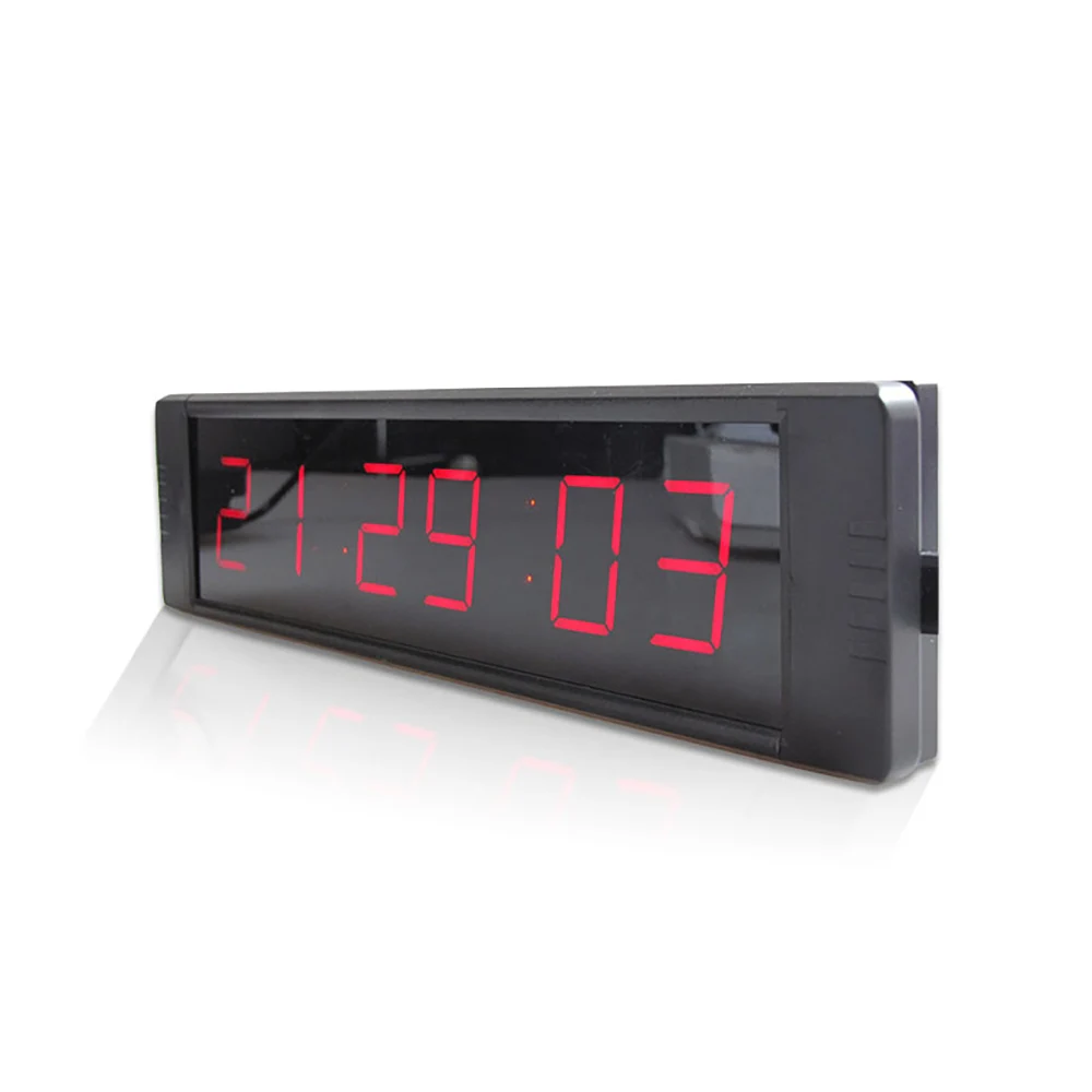 Digital Countdown Wall Clock LED Factory Gym Workshop Clock Timer Game Timing Watch Big Stopwatch