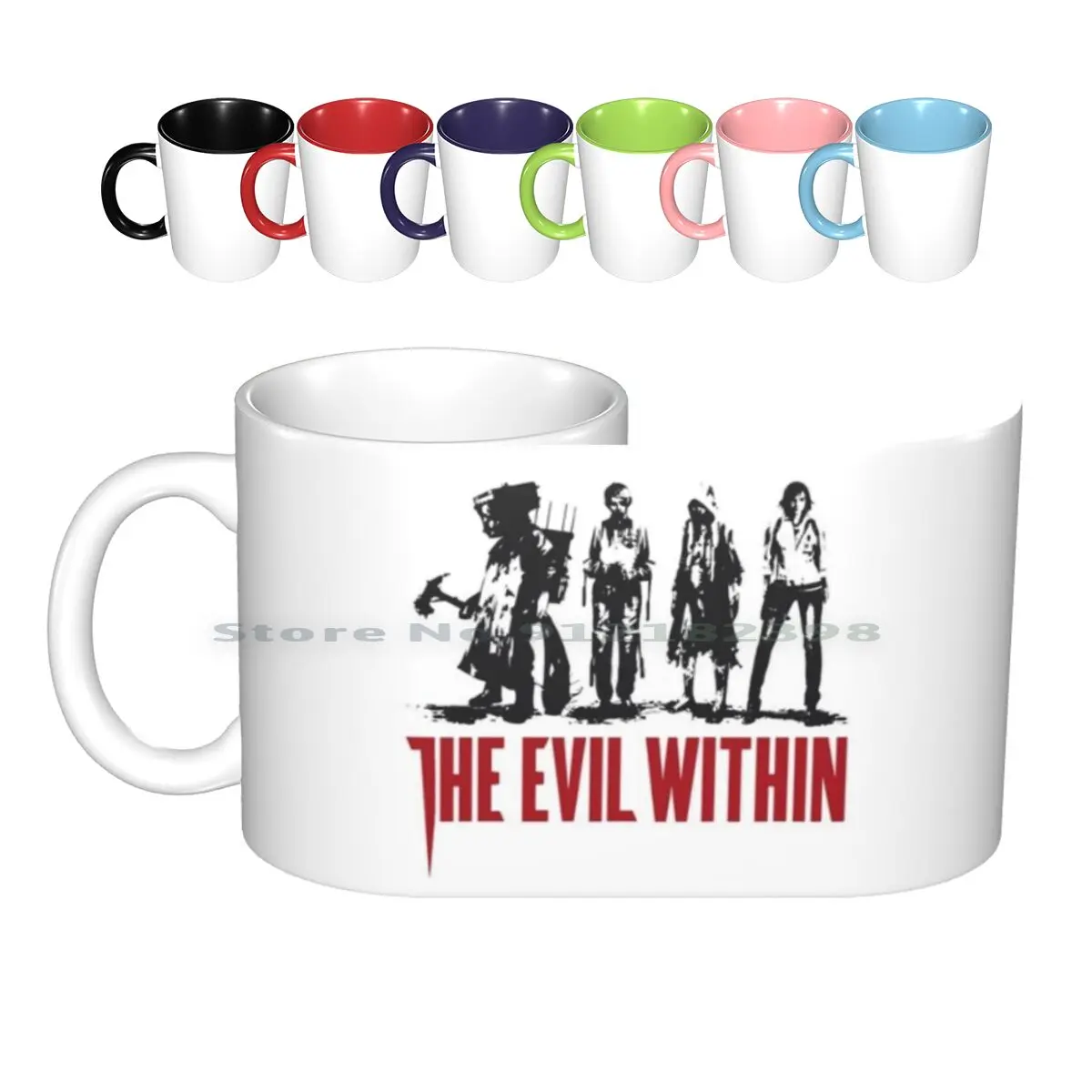 The Evil Within Ceramic Mugs Coffee Cups Milk Tea Mug Castellanos Joseph Oda The Evil Within Survival Horror Terror Evil The