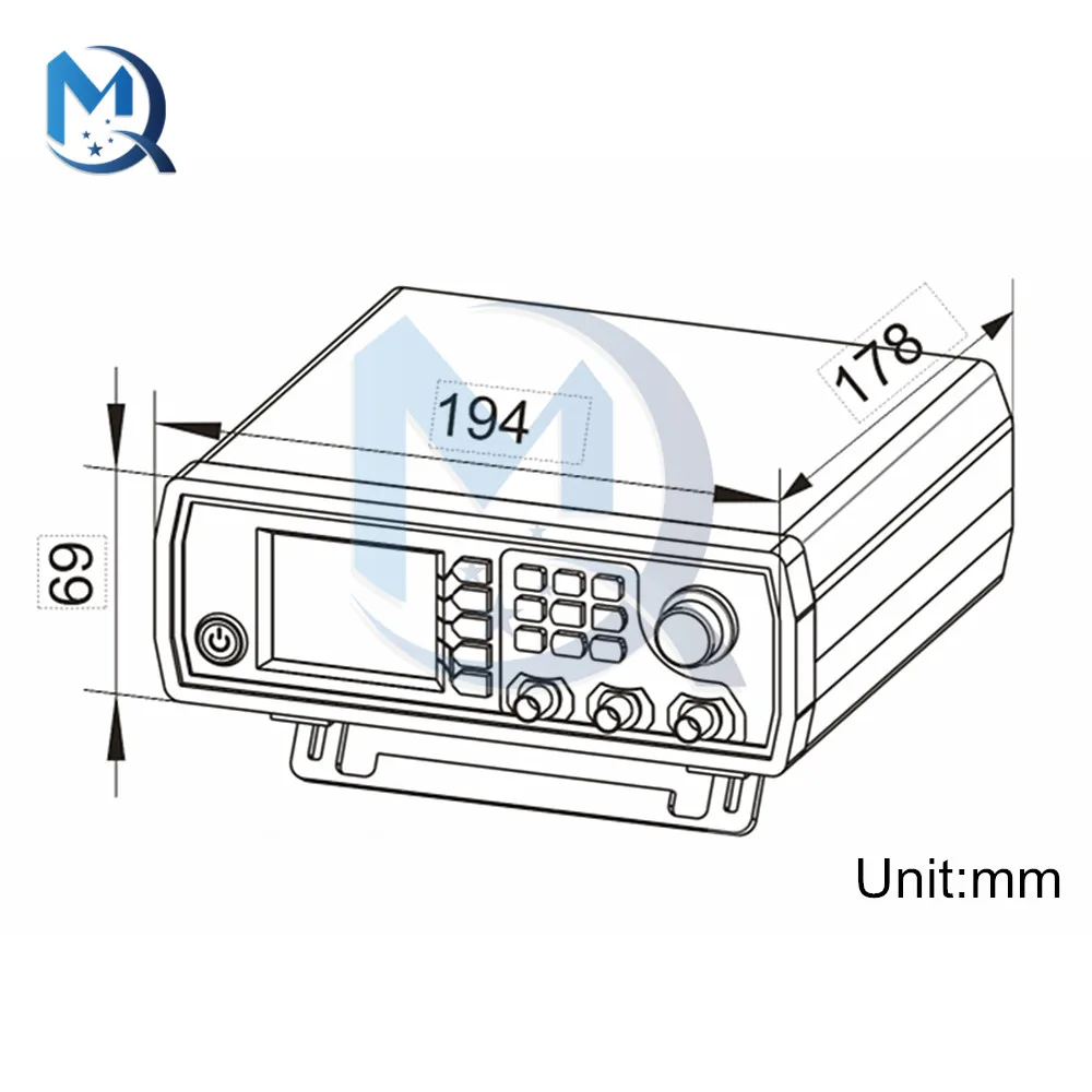 JDS6600 DDS Signal Generator JDS6600-50M 50MHz DDS Function Signal Digital Control Arbitrary Wave Frequency Counter Generator