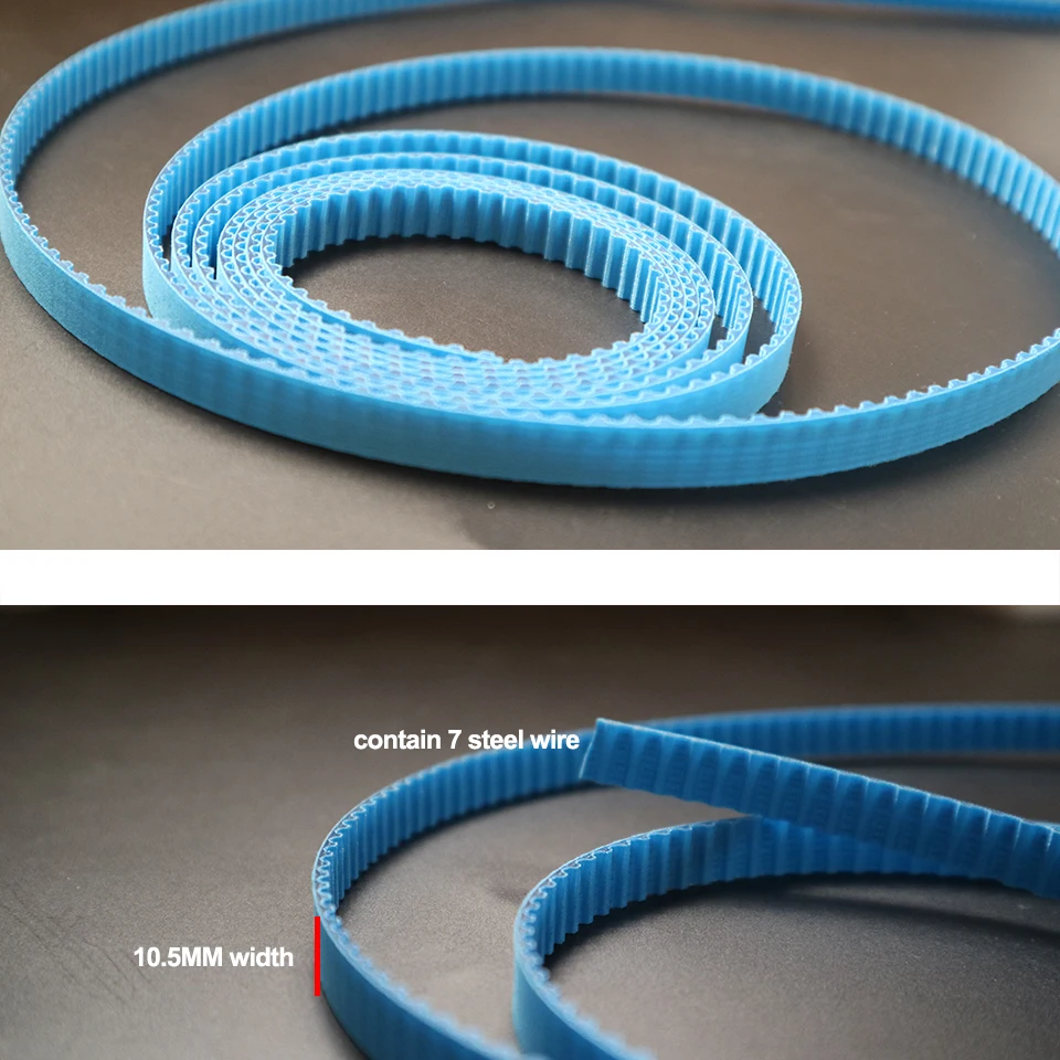 

High Quality Smart Home Rubber Belt for Dooya Electronic Curtain Track rails Pole tuya Curtain Accessories 10.5MM Width