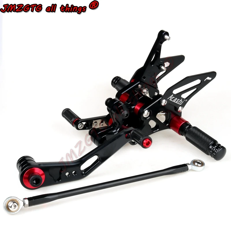 CNC Adjustable Rear Set Rearsets  For SUZUKI GSXR600 GSXR750 2006 2007 2008 2009 2010  Foot Rest