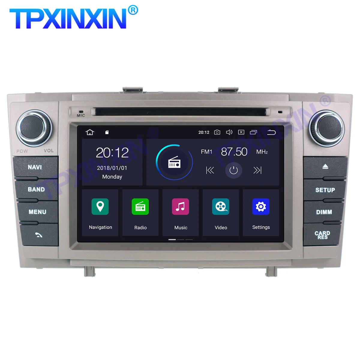 For Toyota Avensis T27 2009-2015 Android 10.0 4+64G PX6 IPS Carplay Tape Recoder Multimedia Player Head Unit Navi GPS Auto Radio