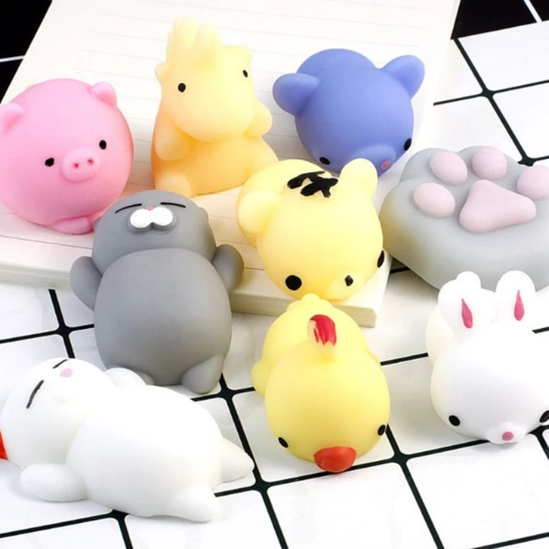 Squishy Animal Antistress Toys Slimy Squeeze Toys Cute Antistress Ball Abreact Soft Sticky Antistress giocattoli divertenti per i bambini