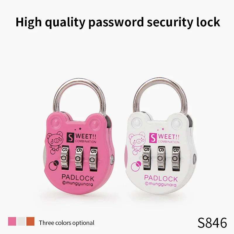 Luggage drawer tool luggage padlock travel trolley case gym locker sub-accessories lock password lock padlock