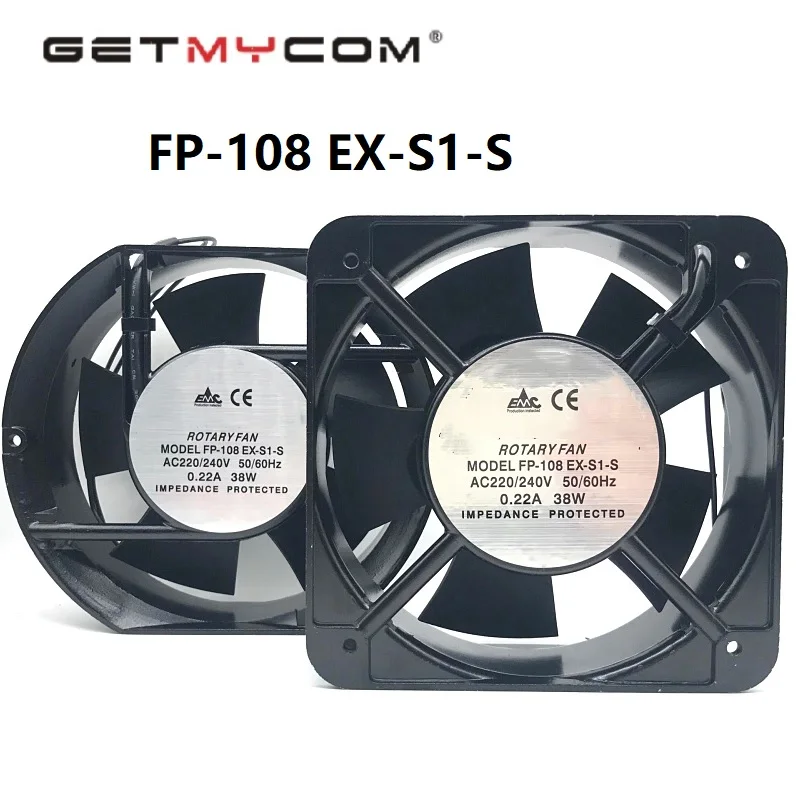 Getmycom Ventilador de Fluxo Axial para Armário Visual Original com Tamanhos de 220v e 15cm 15050