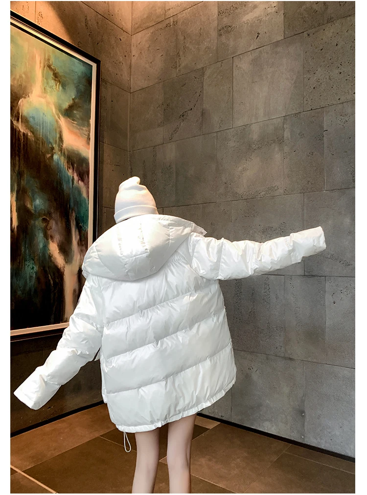 Fashion Candy Color Jacket Women Winter Warm Windproof Cotton Coat Loose Autumn Winter Padded Parkas Women\'s Large size Coats