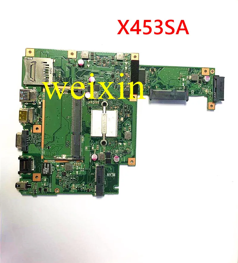 

X453SA Laptop Motherboard For ASUS X453S X453SA X453 F453S Mainboard test 100% OK N3050/N3060 2 cores 100% test good