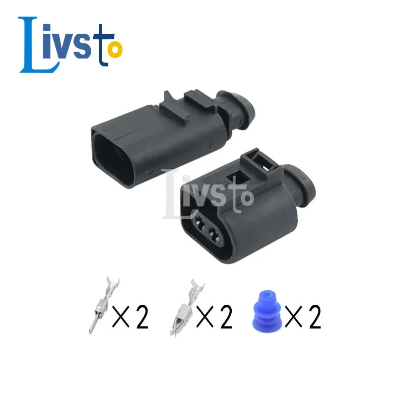 2 Pin Automotive Wiring Harness Connector 3.5 MM Male Female Electrical Horn Plug für AUDI 1J0973722 8D0973822 – Bewertung und Empfehlung