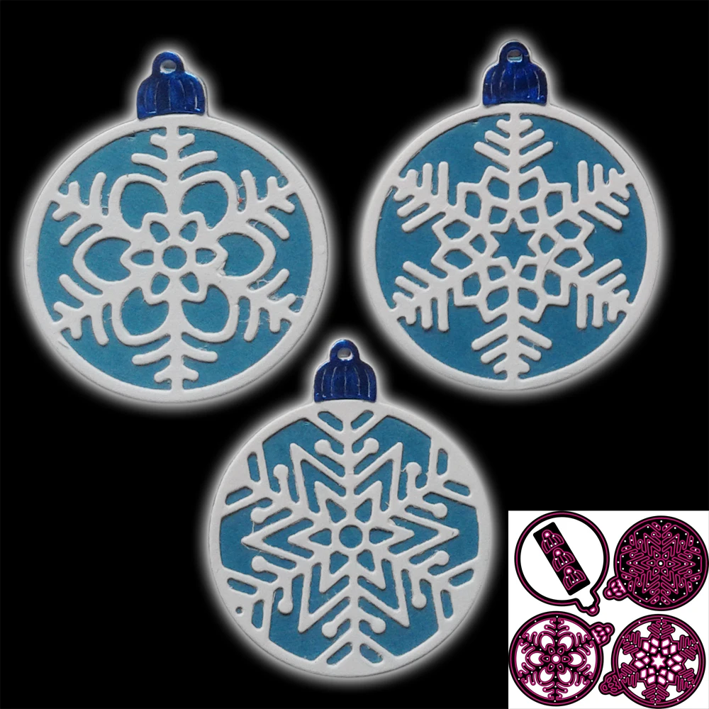 Christmas clock snowball cutting Die New knife Die Metal cutting Die three-dimensional Fine Art Paper  DIY Decoration