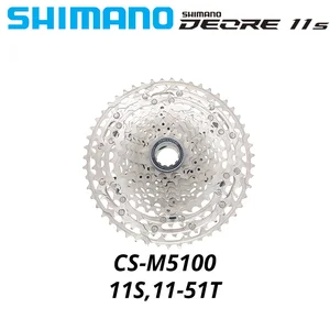 Shimano-Ideore Speed Cassette CS M5100 11, Free Wheel for Mountain Bike, MTB CS-M5100 11-51t 11 s 42t Bike 11V 10 Main Sales Cassette 11V - №10