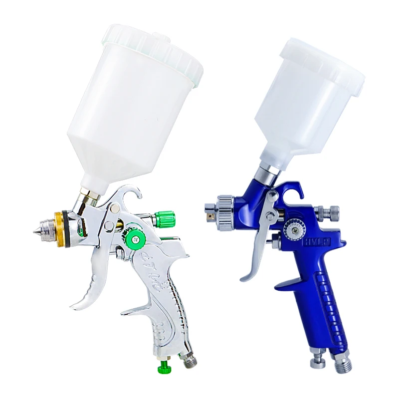 Spritzpistole Farbe HVLP Airbrush G2008/H2000 Farbe Spritzpistole Für Auto Reparatur Werkzeug Malerei Kit 600/125 ML Professionelle hand Werkzeug