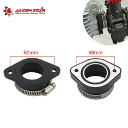 Alconstar-Motorcycle Pit Dirt Bike Carburetor Adapter Intake Mainfold Pipe For MIKUNI VM24 PWK 21 24 26 28 30 32 34mm PE28