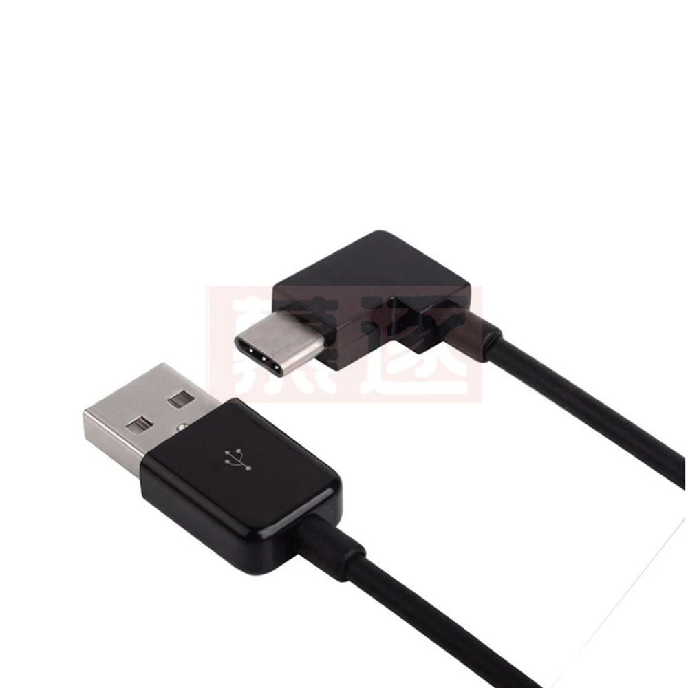 USB Typ C 100Cm 1M 2M 3M Kurze Kabel 90 Grad Góc USB Typ-C 3,1 Stecker Draht USB C Kabel Für MacBook / Xiaomi 4C