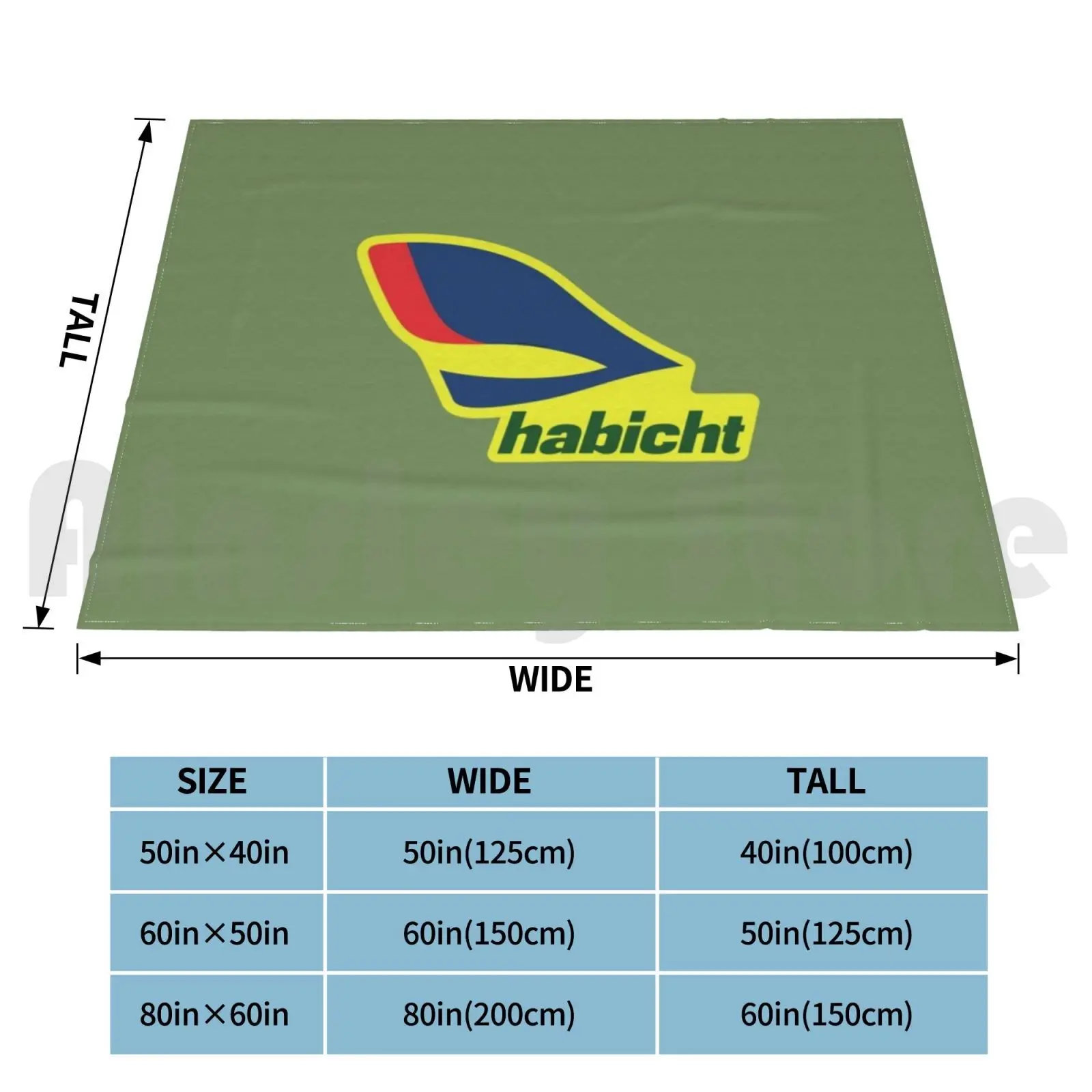 Copy Of Habicht Logo ( V2 Right ) Blanket Super Soft Warm Light Thin Simson Simson Hawk Sr4 Sr4 4 Hawk Simson