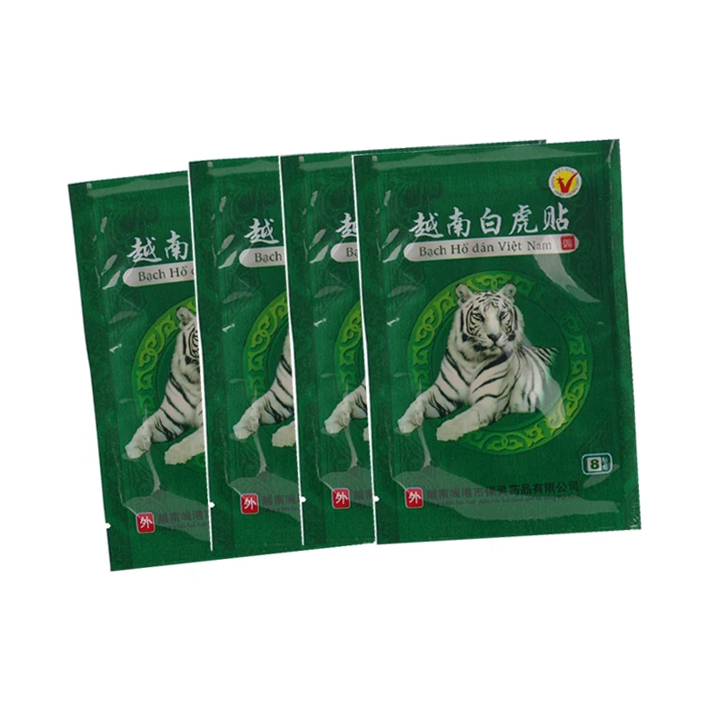 120pcs/15bags Vietnam White Tiger Patch Meridians Plaster Lumbar Pain Relief Back/Neck Muscular Pain relieving Health Care