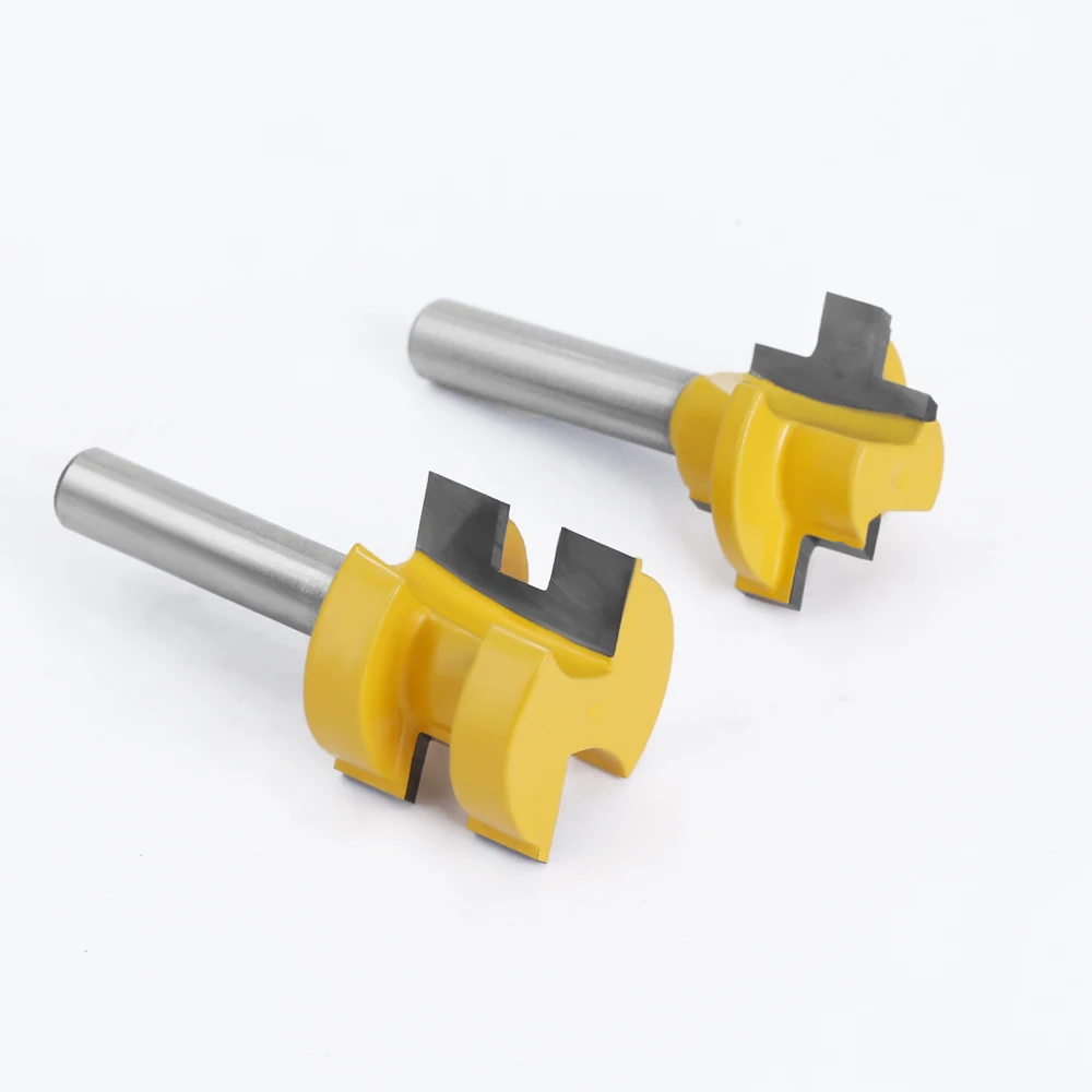 Imagem -04 - Vie-t-slot Quadrado Dente Tenon Fresa Faca de Escultura Router Bits para Ferramenta de Madeira Carpintaria Mc02140 mm Haste Pcs la
