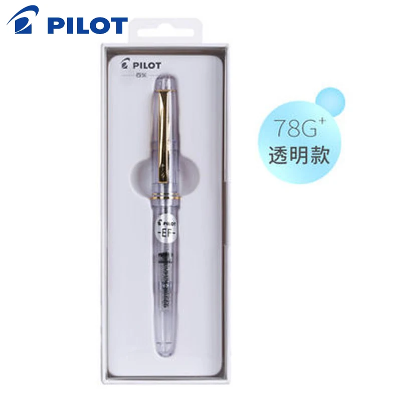 1pcs Pilot Fountain Pen 78G+ F/ M Nib Student Calligraphy Art Office Office Writing Fountain Pen Gift