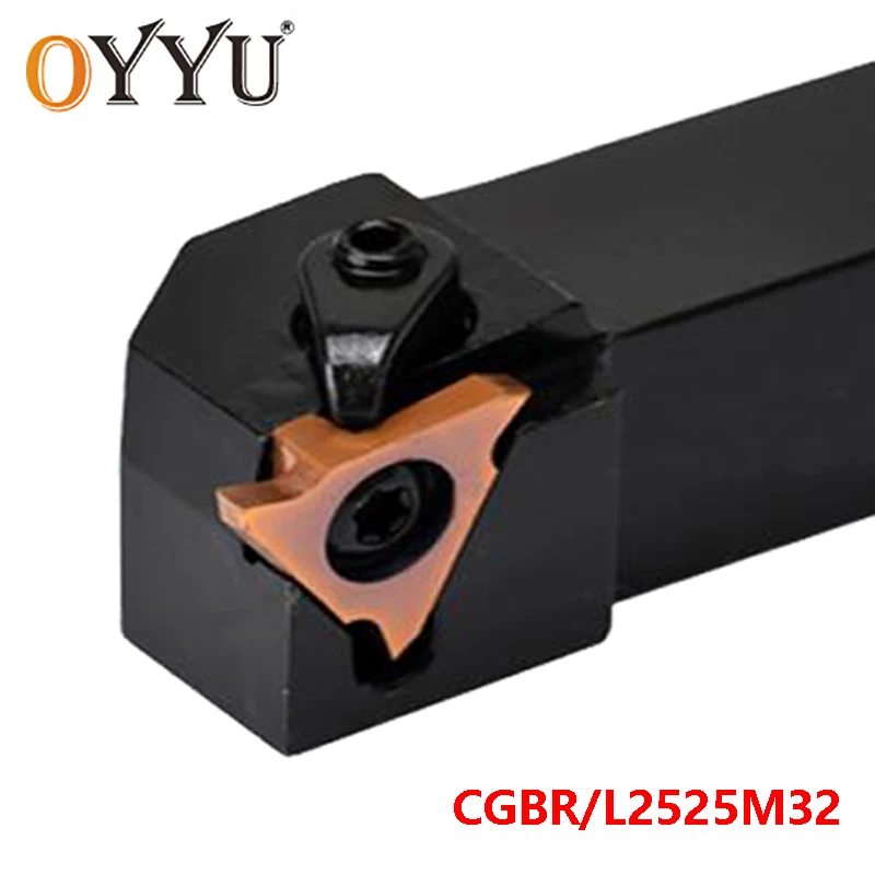 OYYU CGBR2525M32 CGBL2525M32 25mm Lathe Turning Tool Holder Grooving CNC Cutter Shank CGBR CGBL 2525 M32