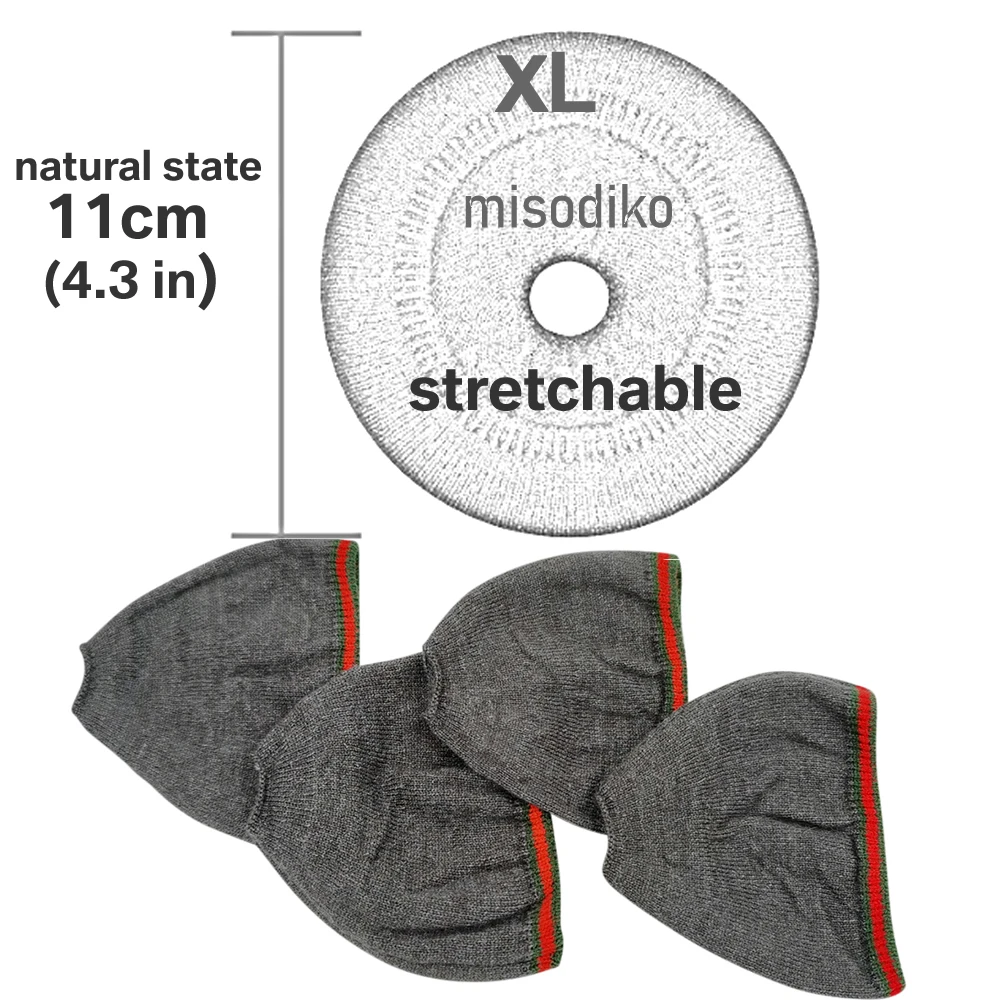 misodiko Stretchable Knit Earpads Covers for AKG K550 K551 K553 MK II K701 Q701, GRADO PS1000 PS2000e GS1000 GS2000e GS3000e