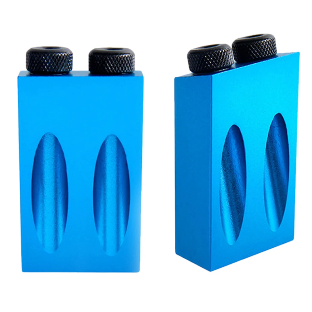 Localizador de agujeros oblicuos para carpintería, juego de guía de taladro de ángulo de 15 °, perforadora de agujeros, herramientas de carpintería DIY, 15 juegos