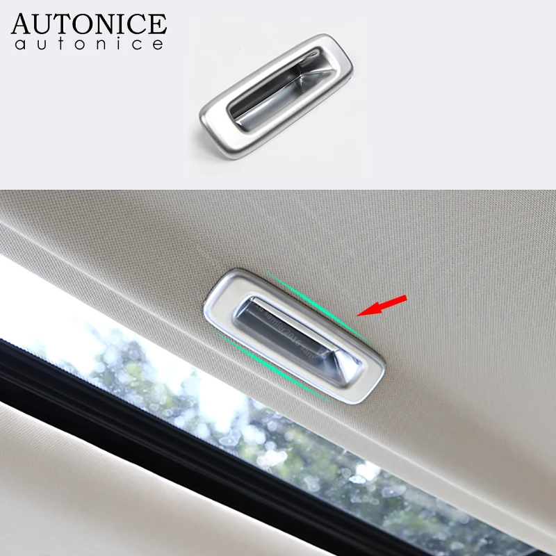 Chrome ABS Inner Roof Sunroof Handle Frame Cover Trim Fit For Honda Accord 2013 2014 2015 2016 2017