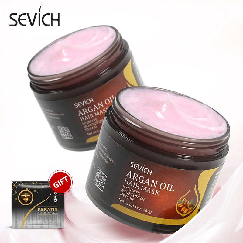 Sevich 80g Keratin Hair Treatment Mask Effectively Repair Damaged Dry Hair Repair Damaged Hair Roots Restore Soft Hair