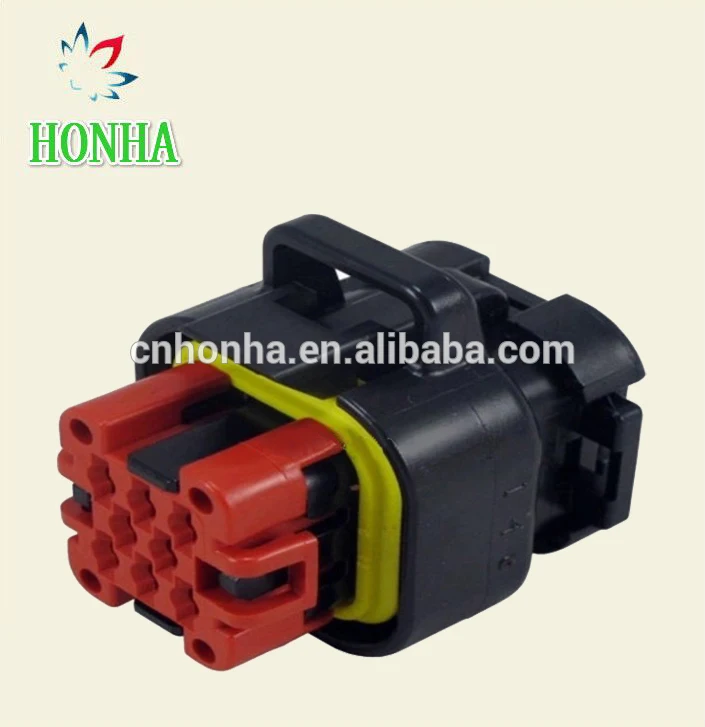 Free shipping 12 pcs/lots ECU Female Waterproof Automotive auto wire Connector Plug 776276-1 776286-1 with wire or without wire