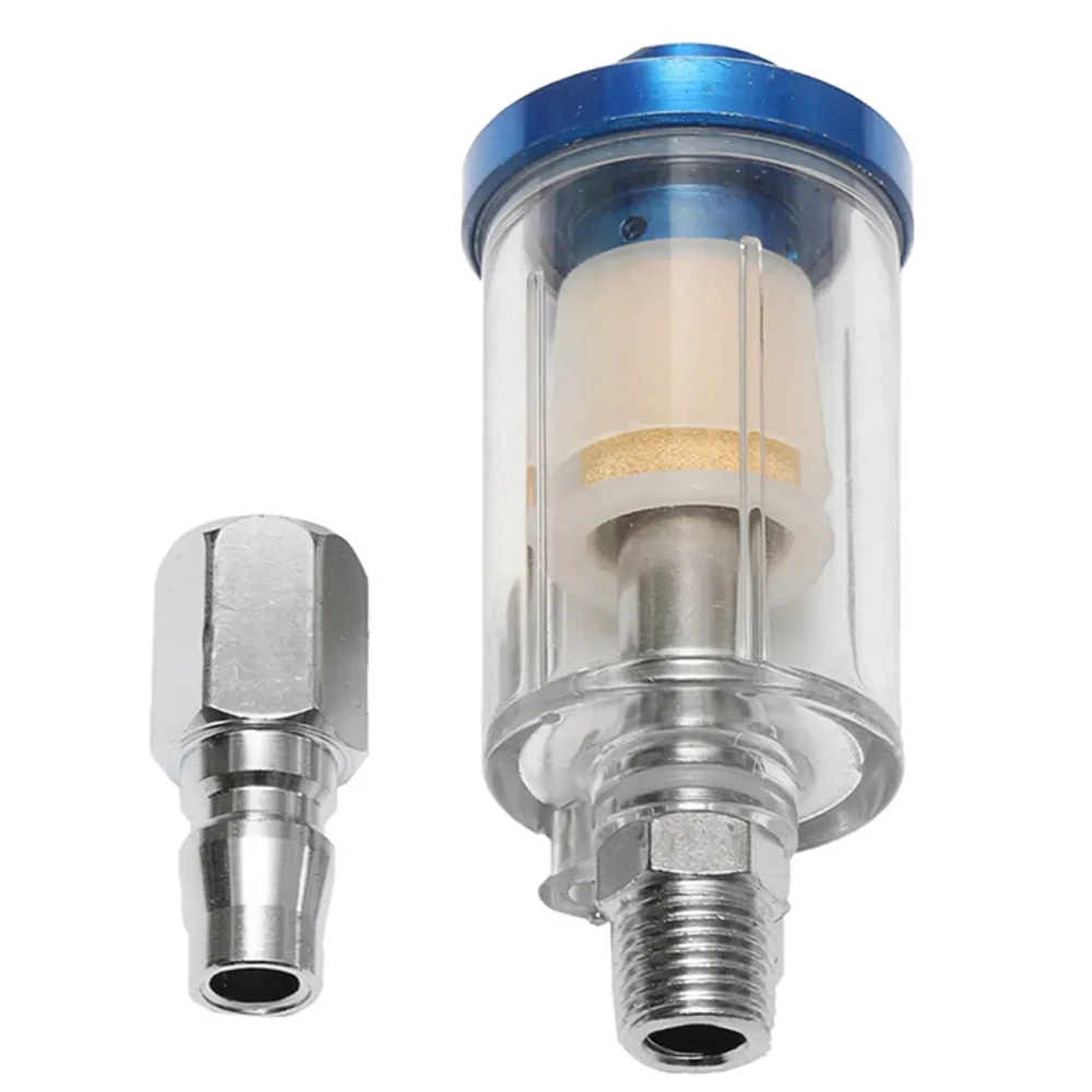 1/4" Water Oil Separator Inline Air Hose Filter Moisture Trap For Compressor Spray Paint Gun Pneumatic Tool Parts