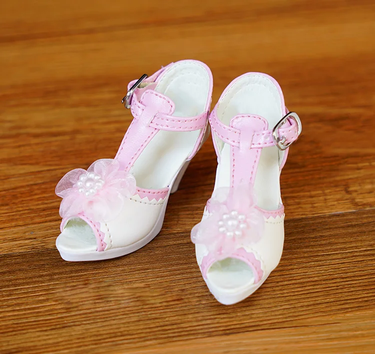 1/3 Schaal Bjd Sd Pop Boog-Knoop Hoge Hakken Lace Schoenen Voor SD13 Meisje Pop Accessoires. Exclusief Pop En Andere C0627