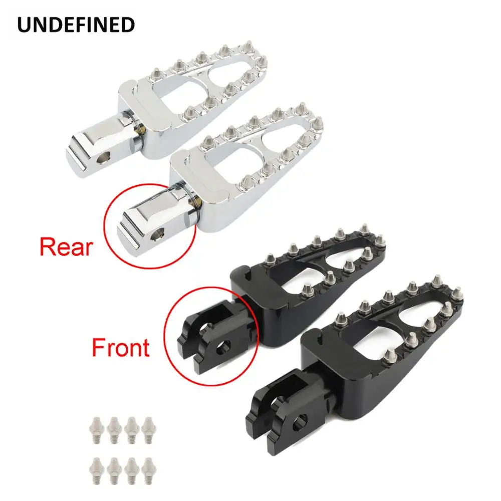 MX Foot Pegs Motorcycle Offroad Bobber Chopper Style Footrests Pedals For Harley Softail LiveWire Fat Boy Low Rider S 2018-2020