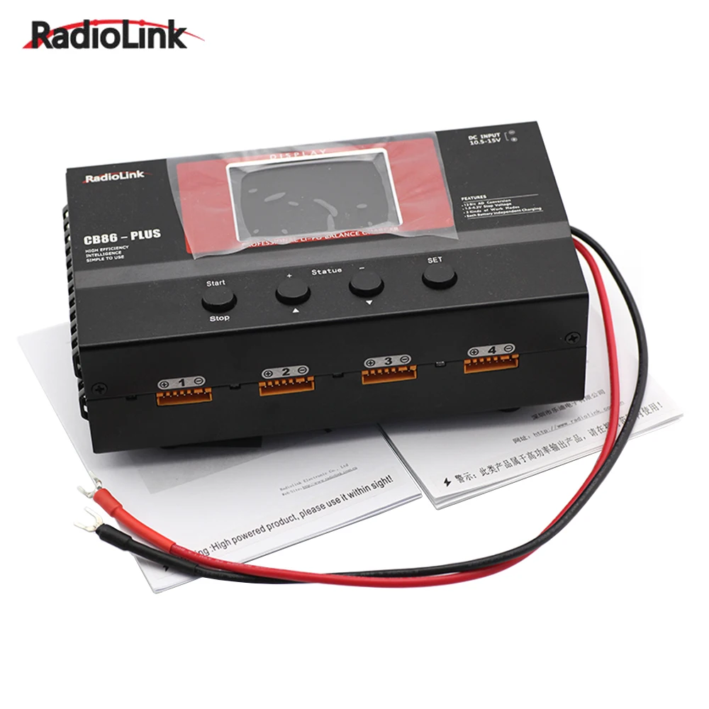 Radiolink CB86 Plus Balance Charger per RC 8 pcs 2-6S Lipo Battery At One Time caricabatterie professionale per RC Car Truck Helicopter