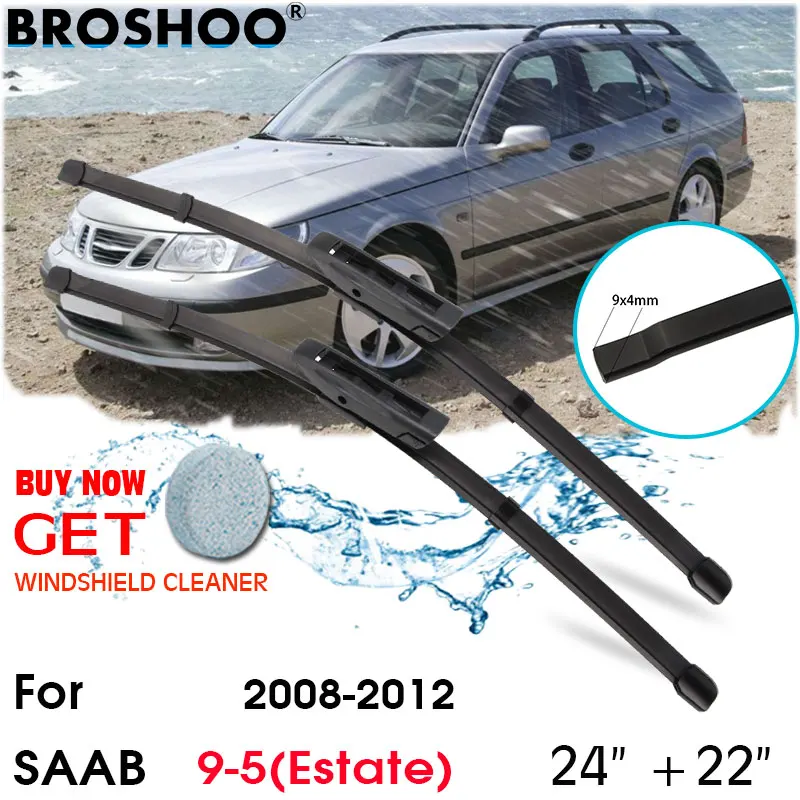 

Car Wiper Blade Front Window Windscreen Windshield Wipers Blades Auto Accessories For SAAB 9-5(Estate) 24''+22'' 2008-2012