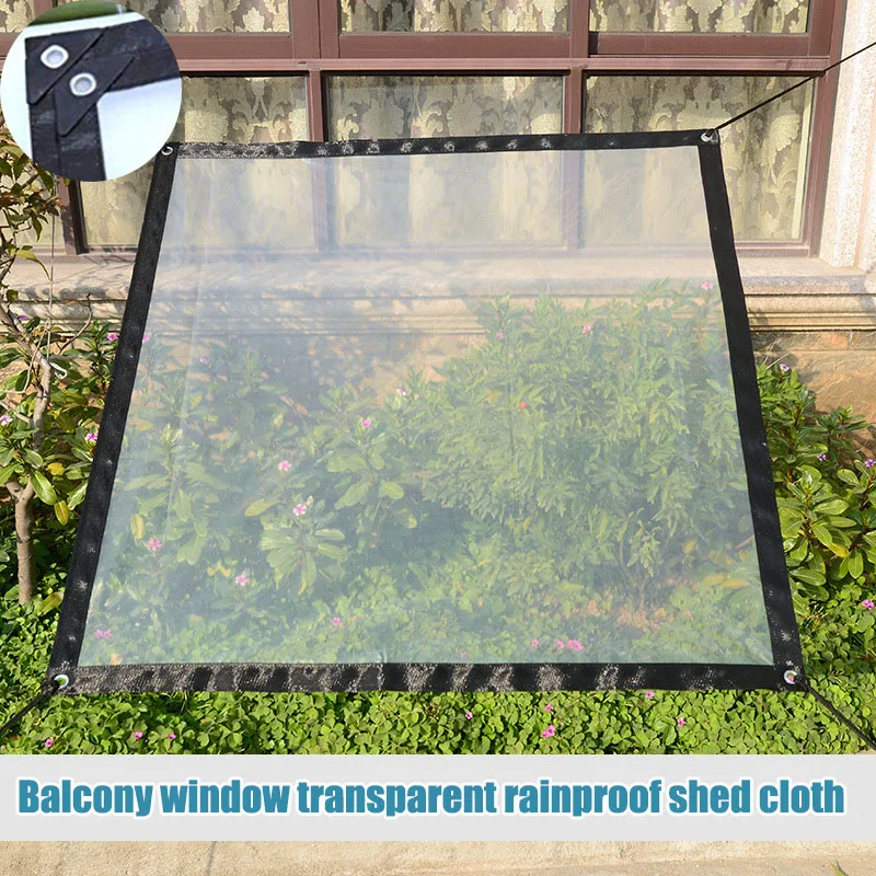 Transparent Rainproof Tarpaulin Tarpaulin Lightweight Waterproof Tent Shed Pe Rainproof Tool Heat Insulation Tent Cloth Xh8Z