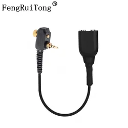 Walkie Talkie Audio Cable Adapter For Motorola MTH800 MTH850 MTP850 MTS850 For UV-5R K Head Headset Change Port Cable