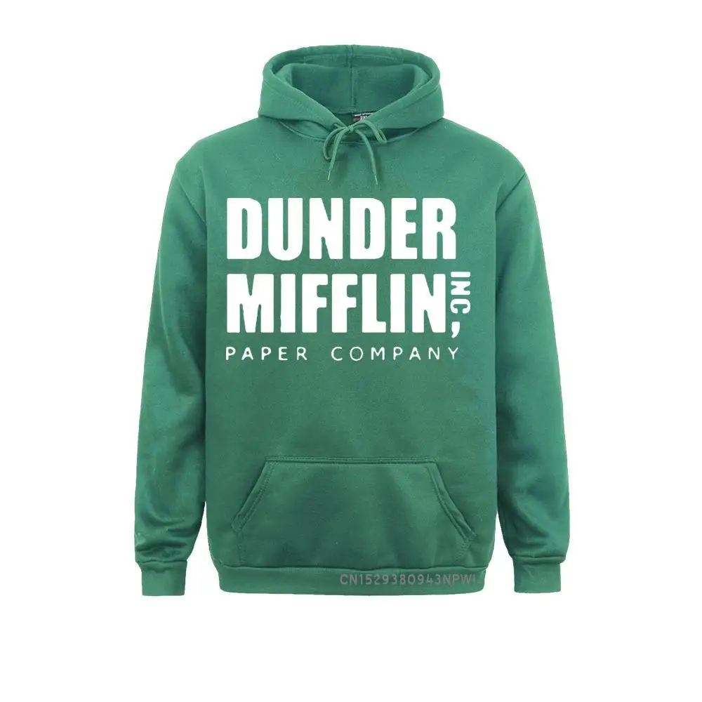 2021 Men's Long Sleeve The Office TV Show Dunder Mifflin Paper Hoodie Hooded Pullovers For Men Streetwear