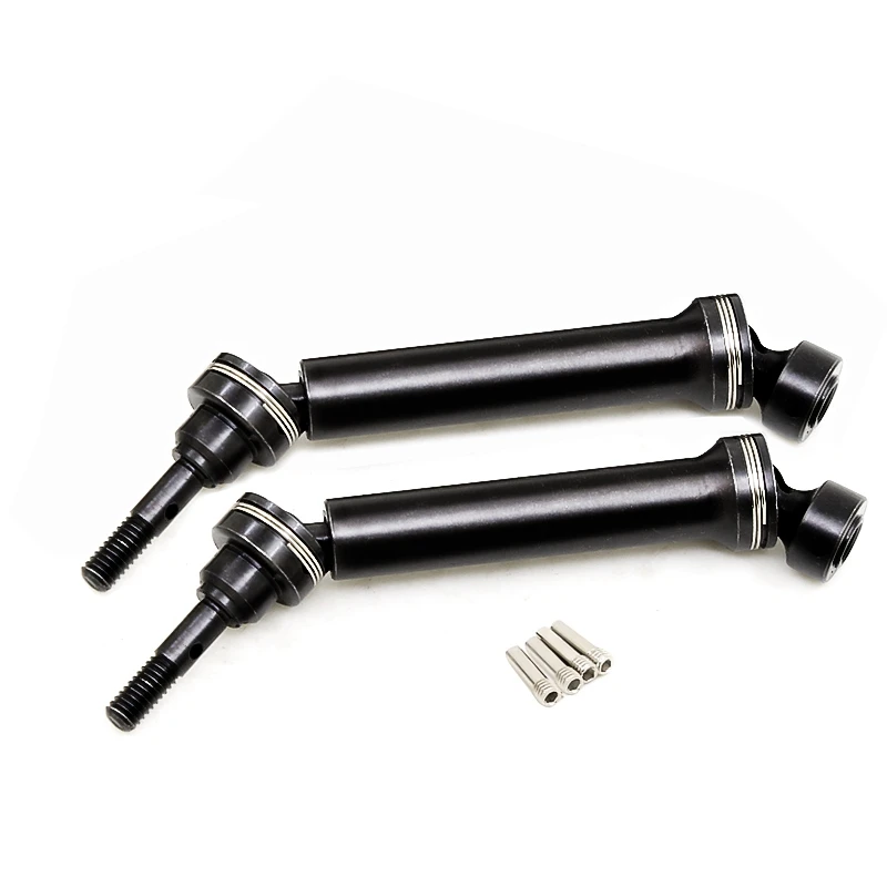 2Pcs Steel Front/Rear CVD Drive Shaft for RC Car Traxxas 1/16 Mini E-Revo Summit SLASH 4WD,7151