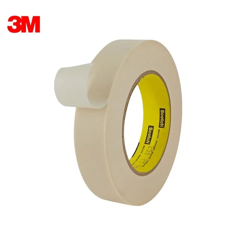 Flatback Masking Tape 3M 250, 1inX60YD  (Pack of 2) , Dropshipping