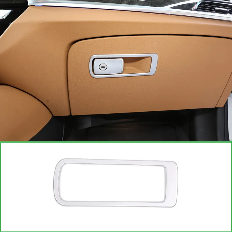 

Для BMW 5 серия G30 2017 2018 авто-Стайлинг ABS Матовый Серебристый легковой автомобиль Сторона коробка для хранения украшения декоративная рамка ак...